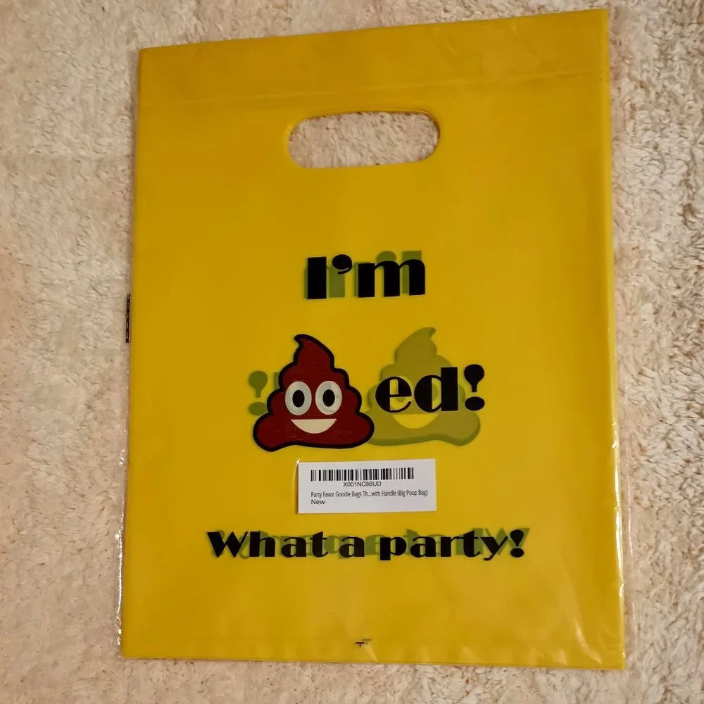L LIFETIME Plastic Supplies/Gift Bag for Kids & Adults w/ Handles ~24 bags/pkg.